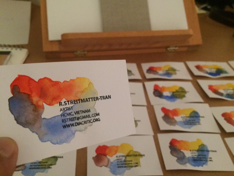 Watercolor Name Cards